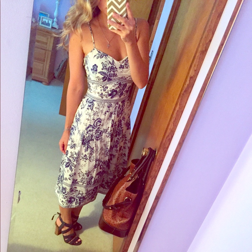 Liz Claiborne paisley print dress